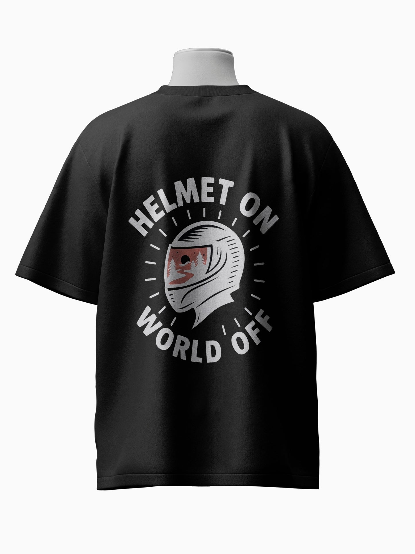 Helmet On World Off