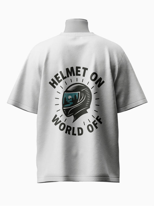 Helmet On World Off